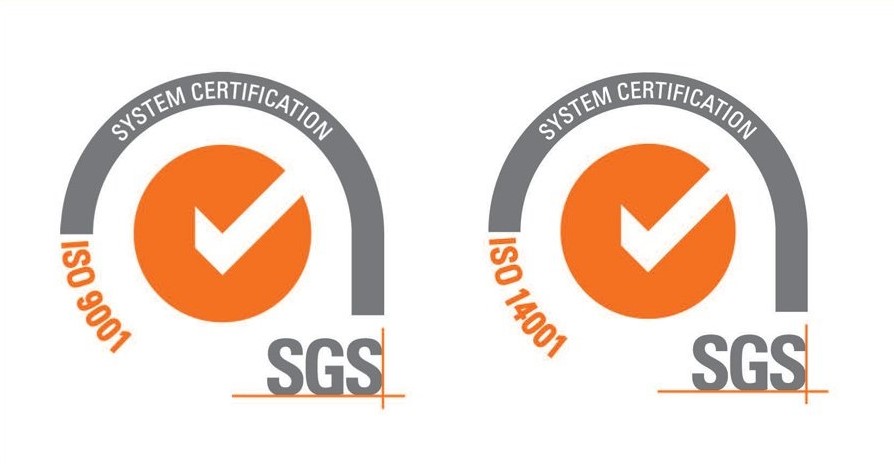 Certifikáty ISO 9001 a ISO 14001