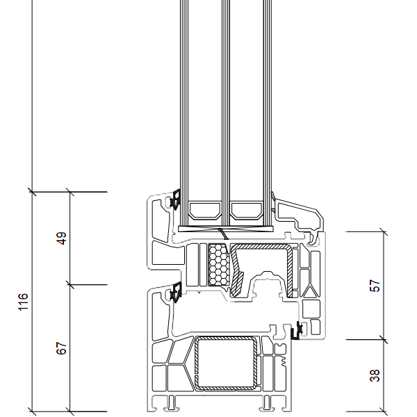 KOMMERLING 76-AD „DESIGN“
